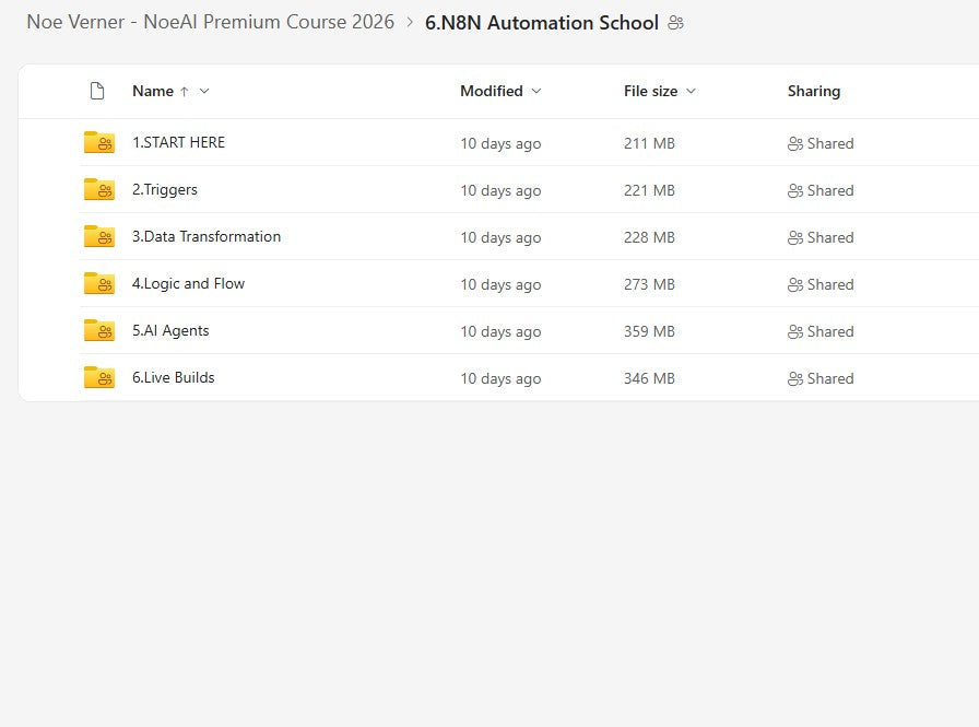 Noe Verner - NoeAI Premium Course 2026 LIFETIME UPDATES Module 6 on mypremiumcourses.com