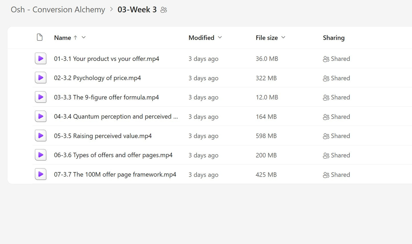 Osh - Conversion Alchemy Module 3 on mypremiumcourses.com