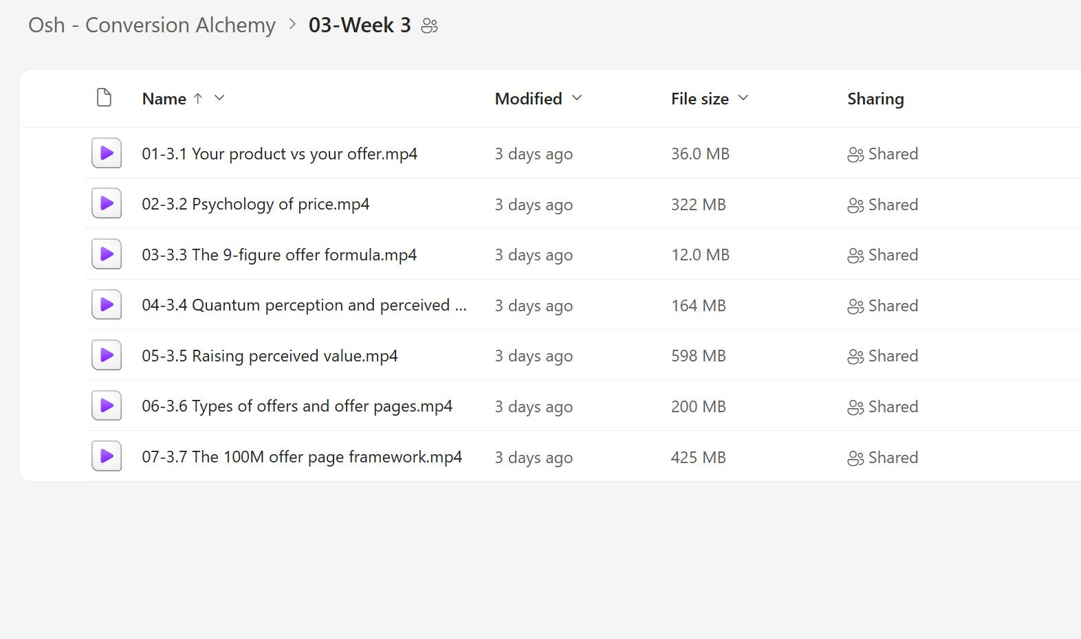 Osh - Conversion Alchemy Module 3 on mypremiumcourses.com