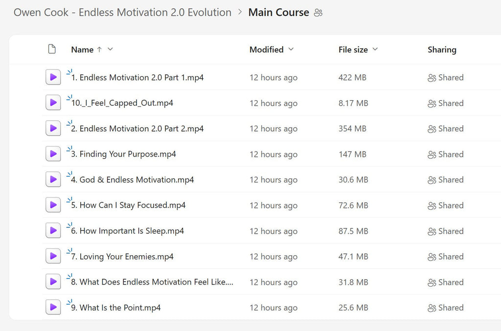 Owen Cook - Endless Motivation v2.0 Module 1 on mypremiumcourses.com