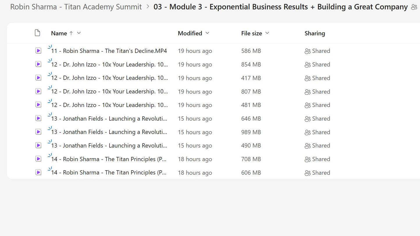 Robin Sharma – The Titan Academy Summit Module 3 on mypremiumcourses.com