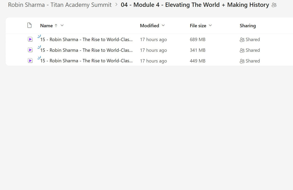 Robin Sharma – The Titan Academy Summit Module 4 on mypremiumcourses.com