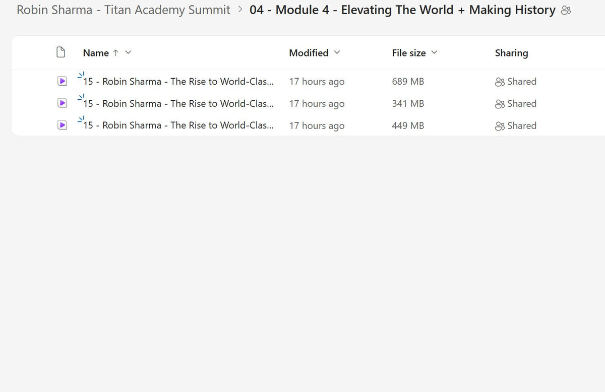 Robin Sharma – The Titan Academy Summit Module 4 on mypremiumcourses.com