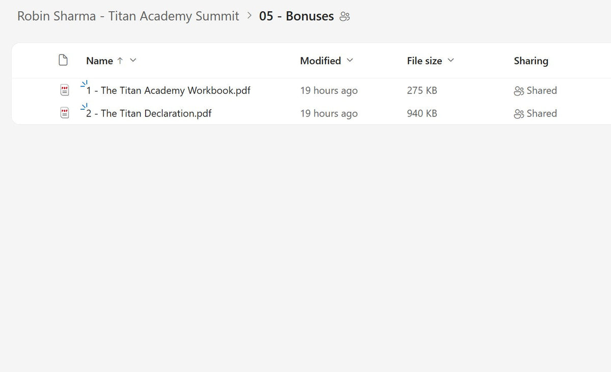 Robin Sharma – The Titan Academy Summit Module 5 on mypremiumcourses.com