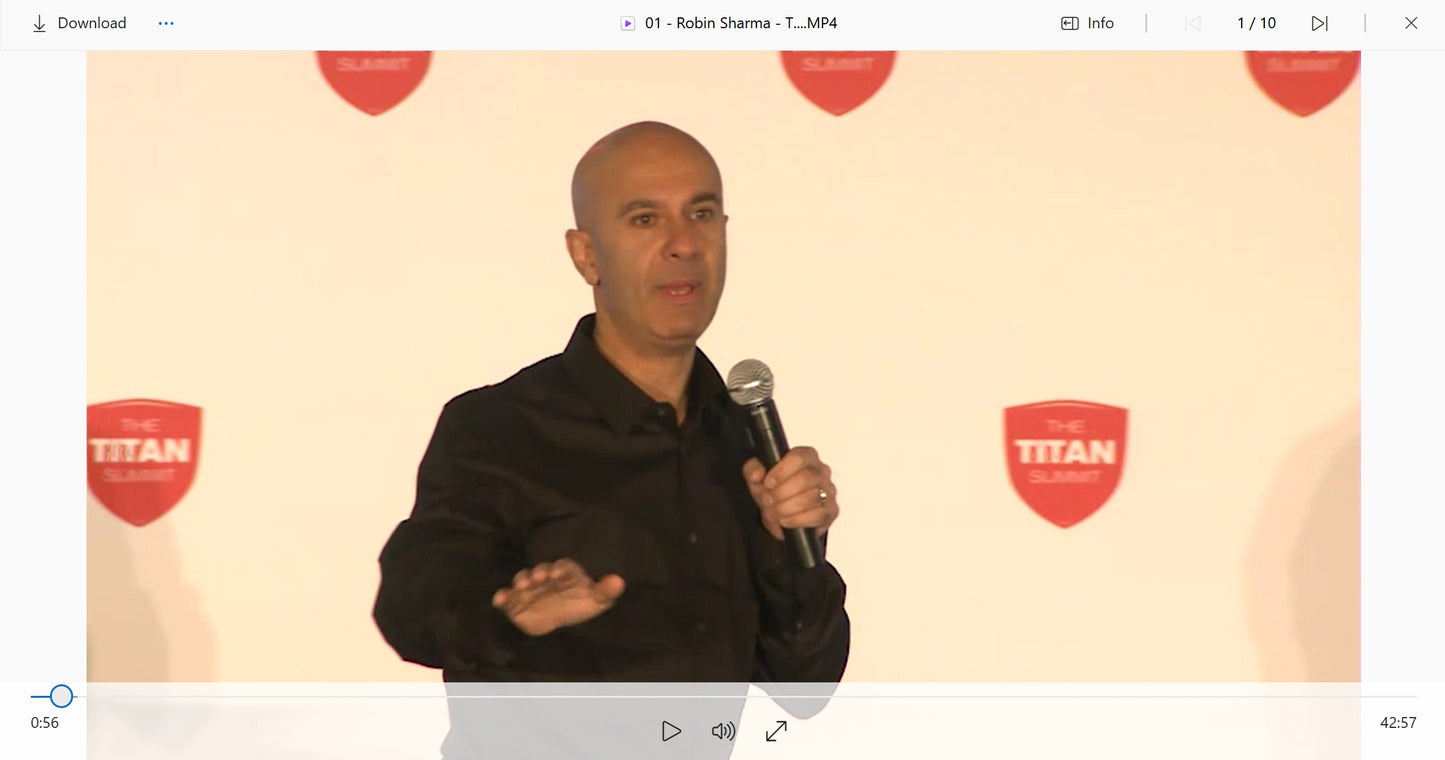 Robin Sharma – The Titan Academy Summit Video File on mypremiumcourses.com