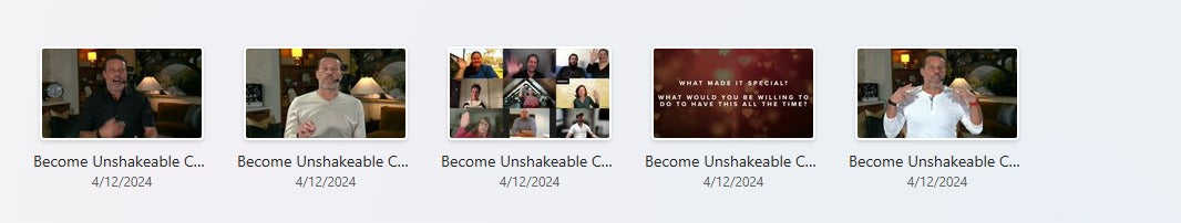 Tony Robins - Become Unshakeable Challenge 2023 CONTENT