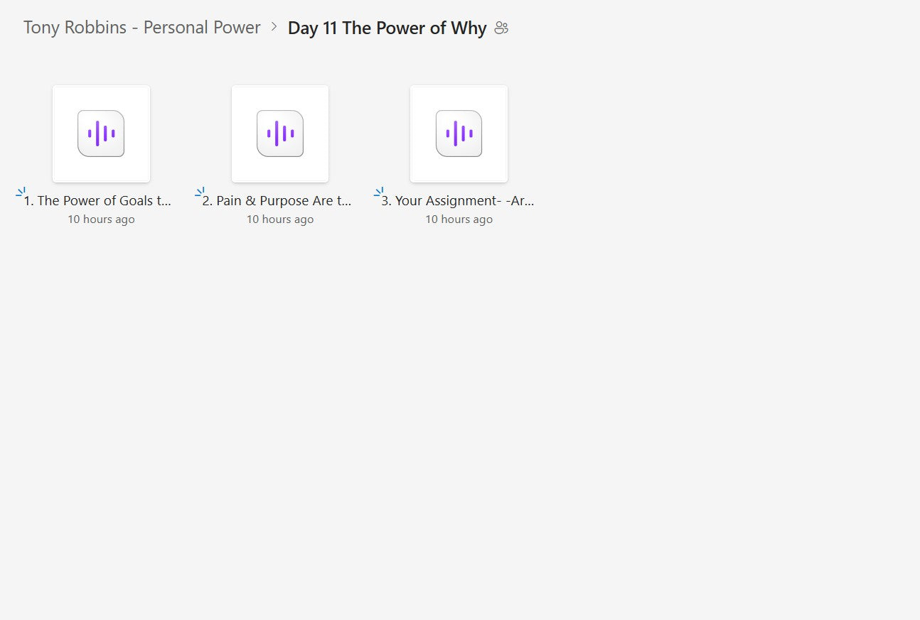 Tony Robbins - Personal Power