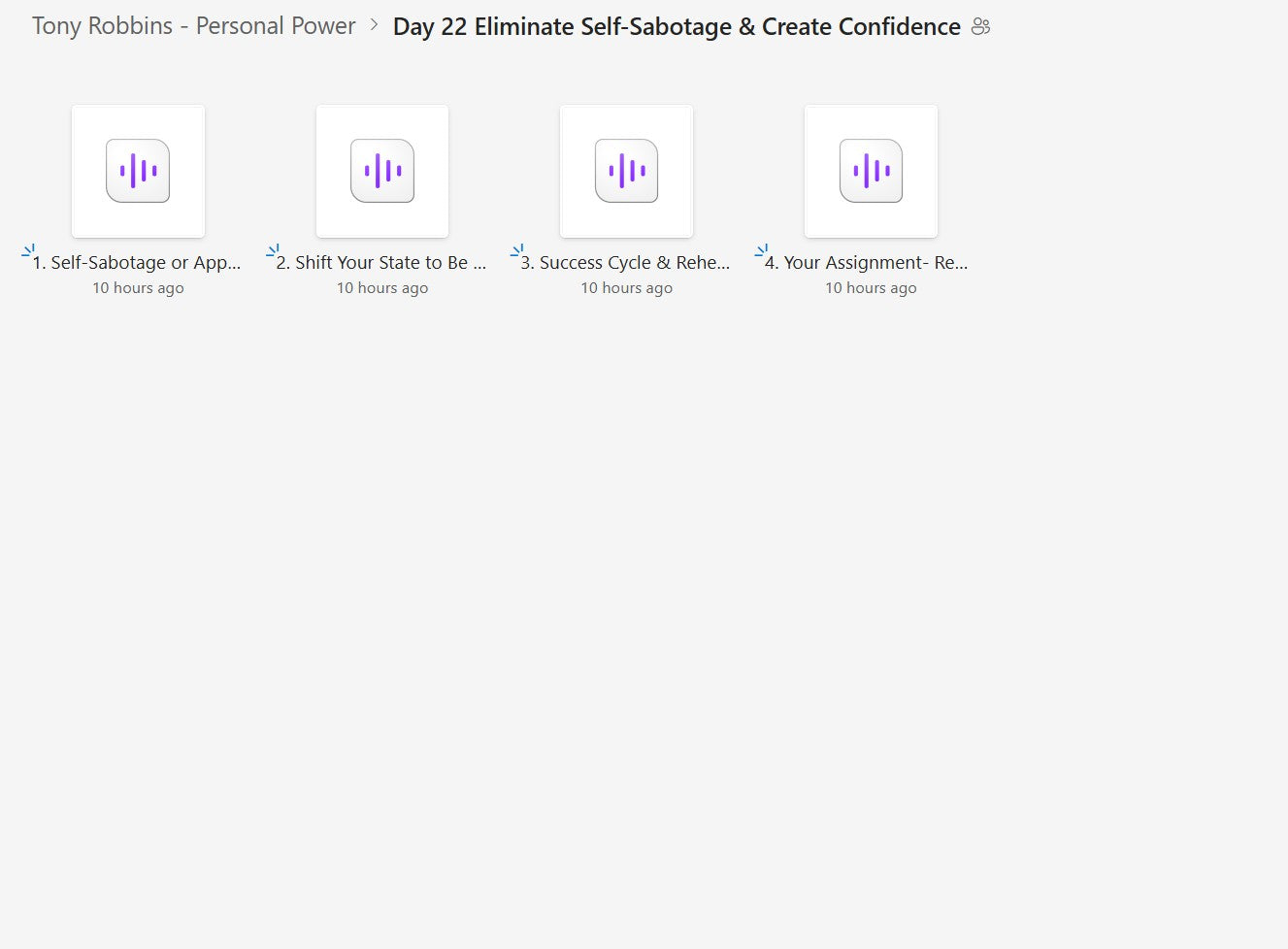 Tony Robbins - Personal Power