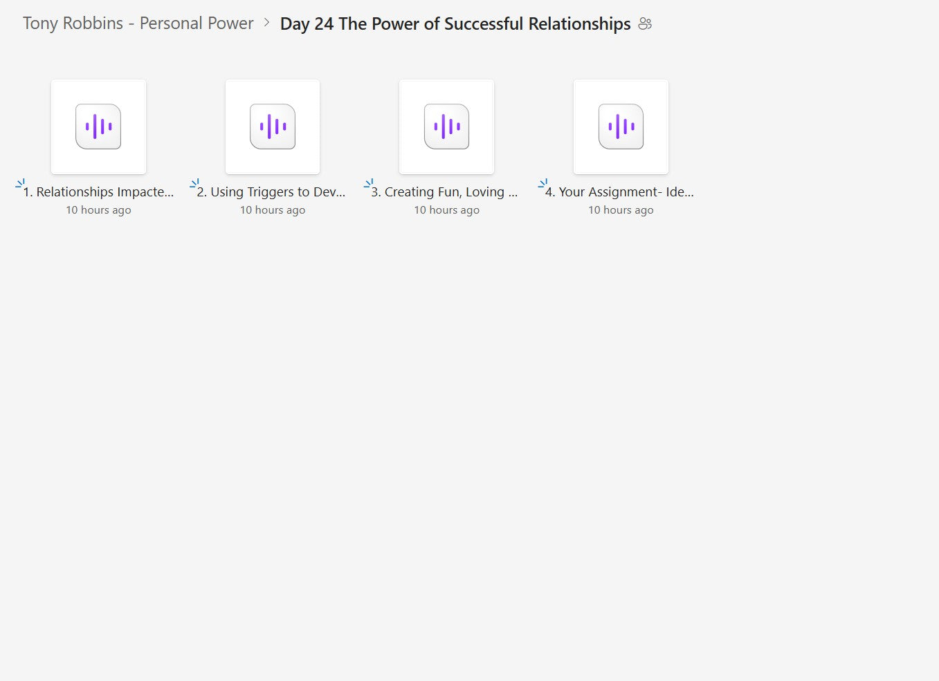 Tony Robbins - Personal Power