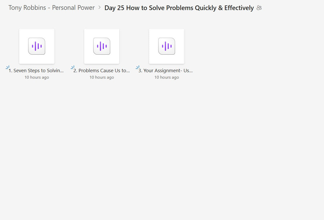 Tony Robbins - Personal Power