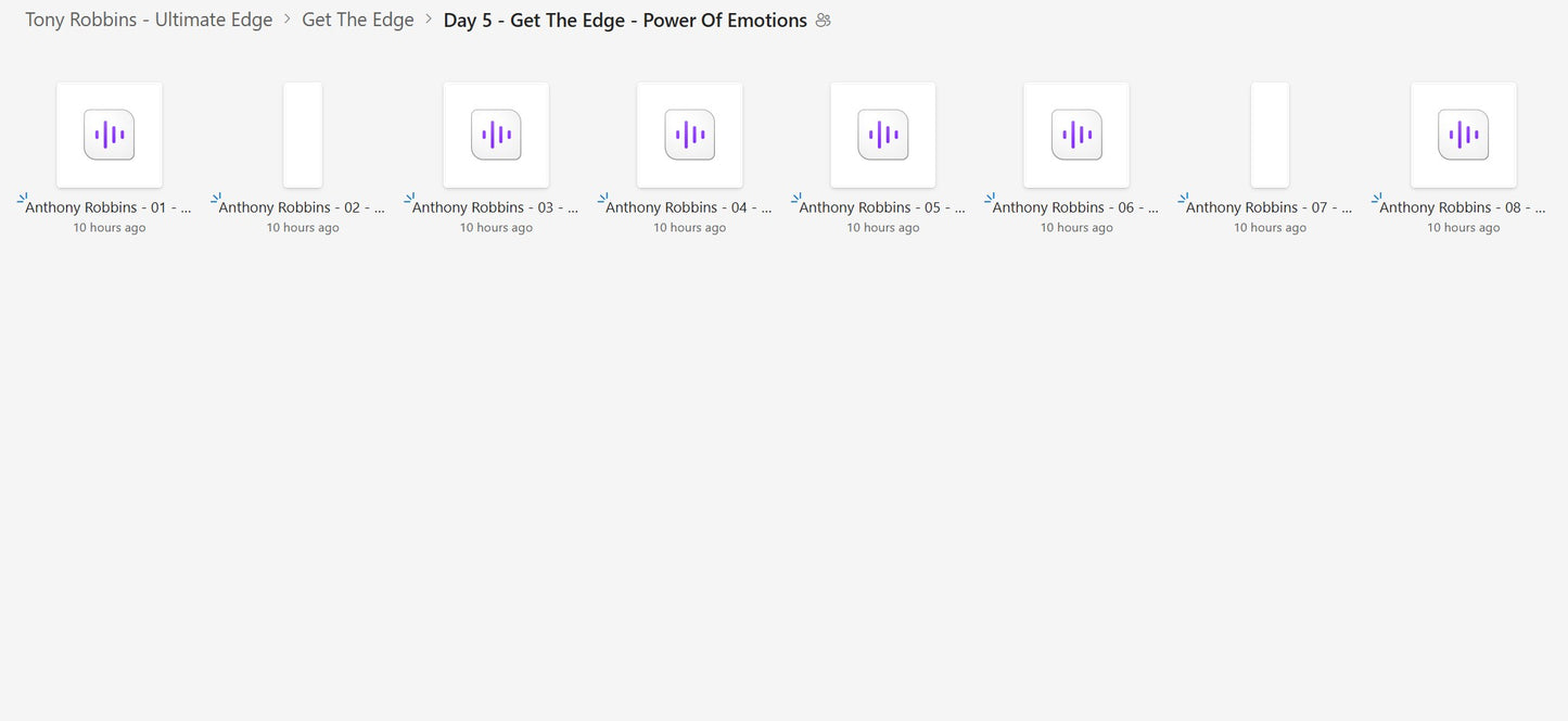 Tony Robbins - Ultimate Edge