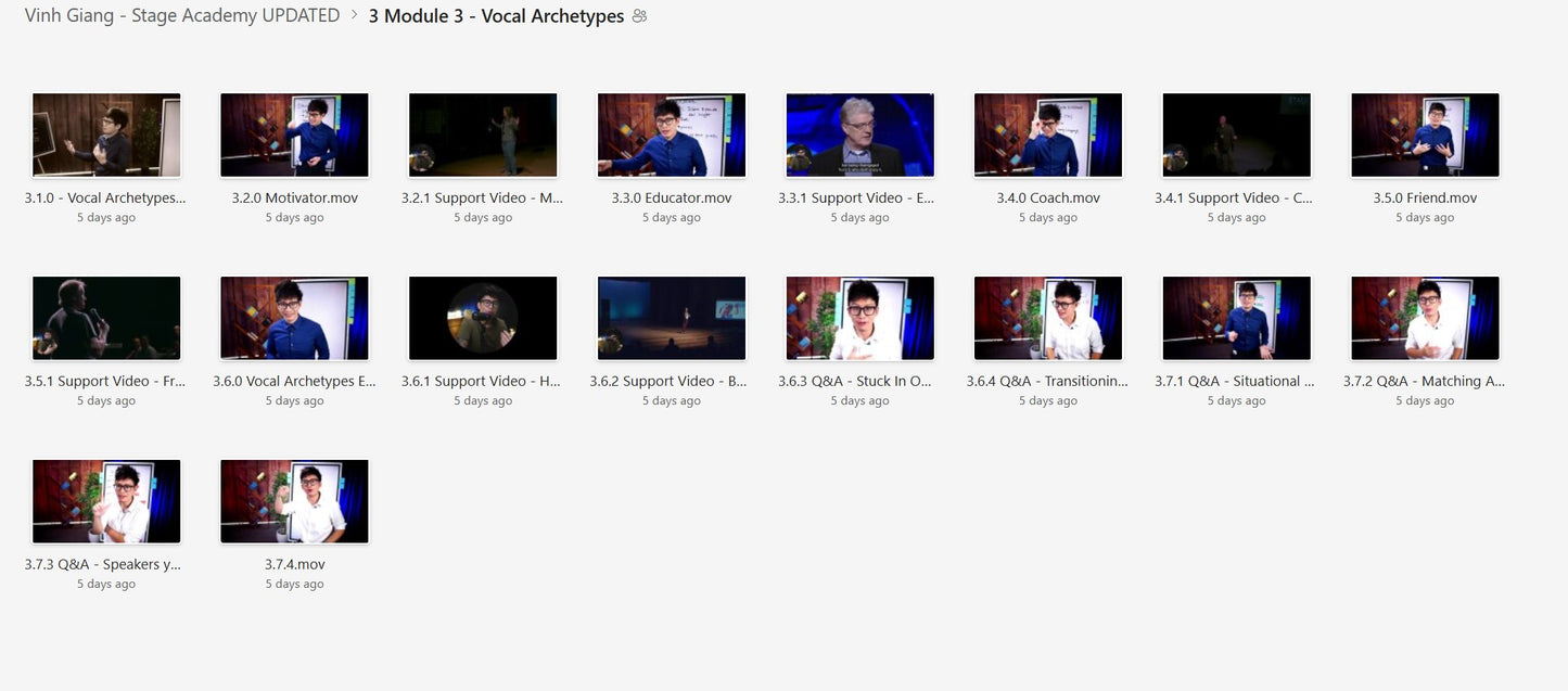 Vinh Giang - Stage Academy LAST UPDATE Module 3 on mypremiumcourses.com