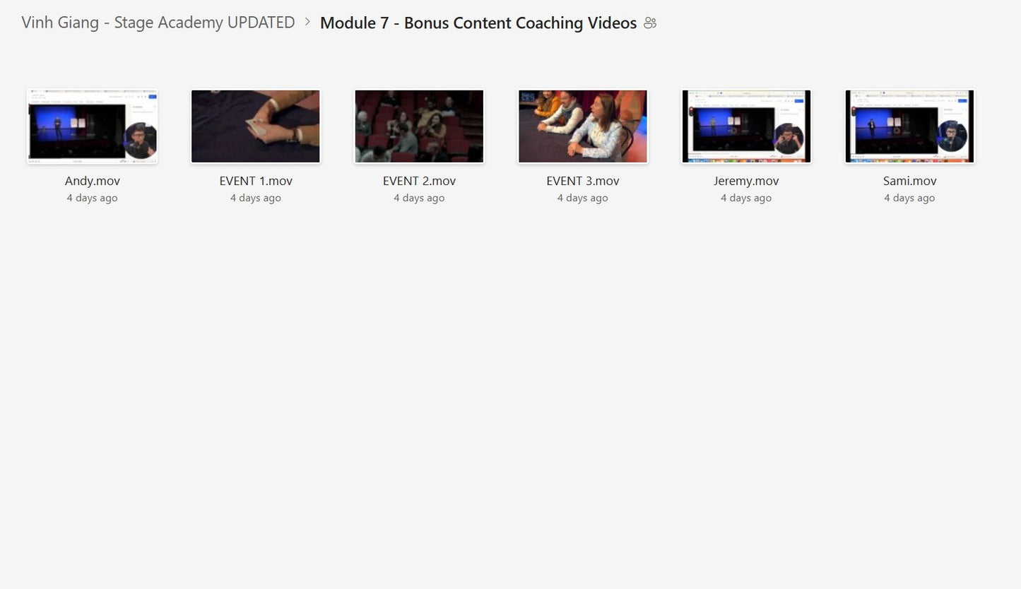 Vinh Giang - Stage Academy LAST UPDATE Module 7 on mypremiumcourses.com
