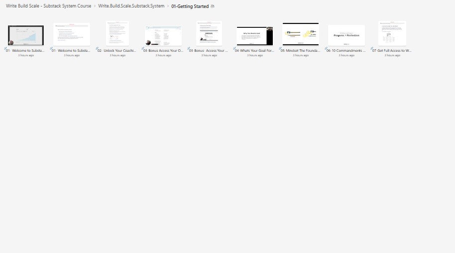 Write Build Scale - Substack System Course Module 1 on mypremiumcourses.com