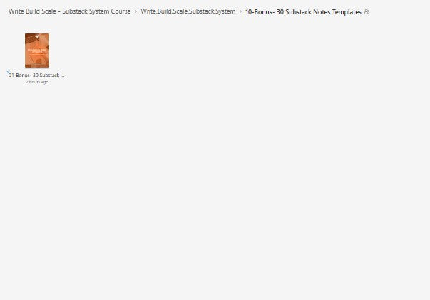 Write Build Scale - Substack System Course Module 10 on mypremiumcourses.com