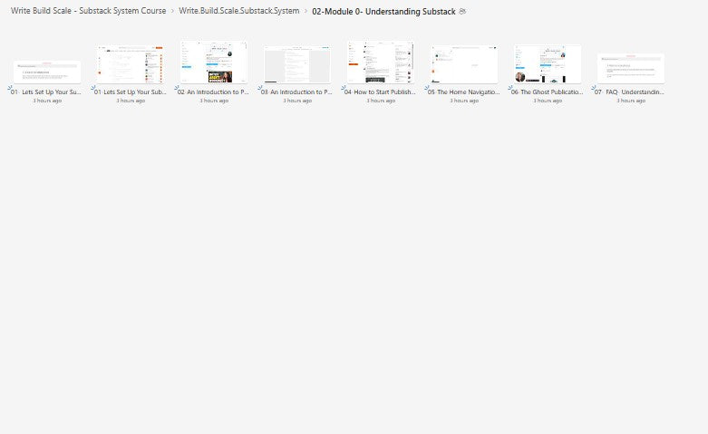 Write Build Scale - Substack System Course Module 2 on mypremiumcourses.com