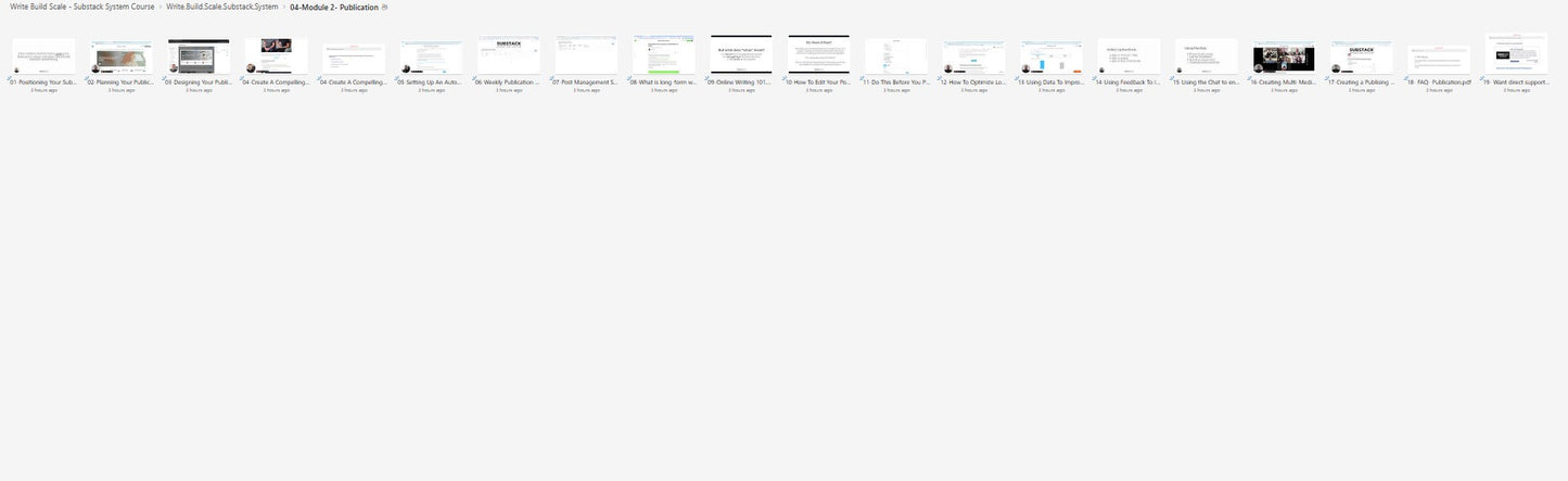 Write Build Scale - Substack System Course Module 4 on mypremiumcourses.com