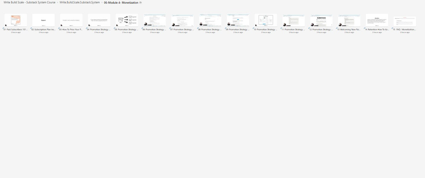 Write Build Scale - Substack System Course Module 6 on mypremiumcourses.com
