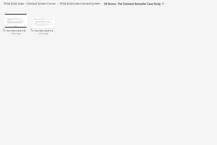 Write Build Scale - Substack System Course Module 8 on mypremiumcourses.com