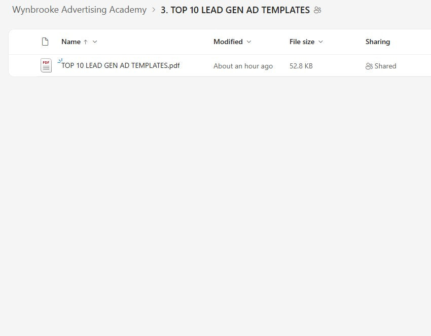 Wynbrooke Advertising Academy Module 3 on mypremiumcourses.com