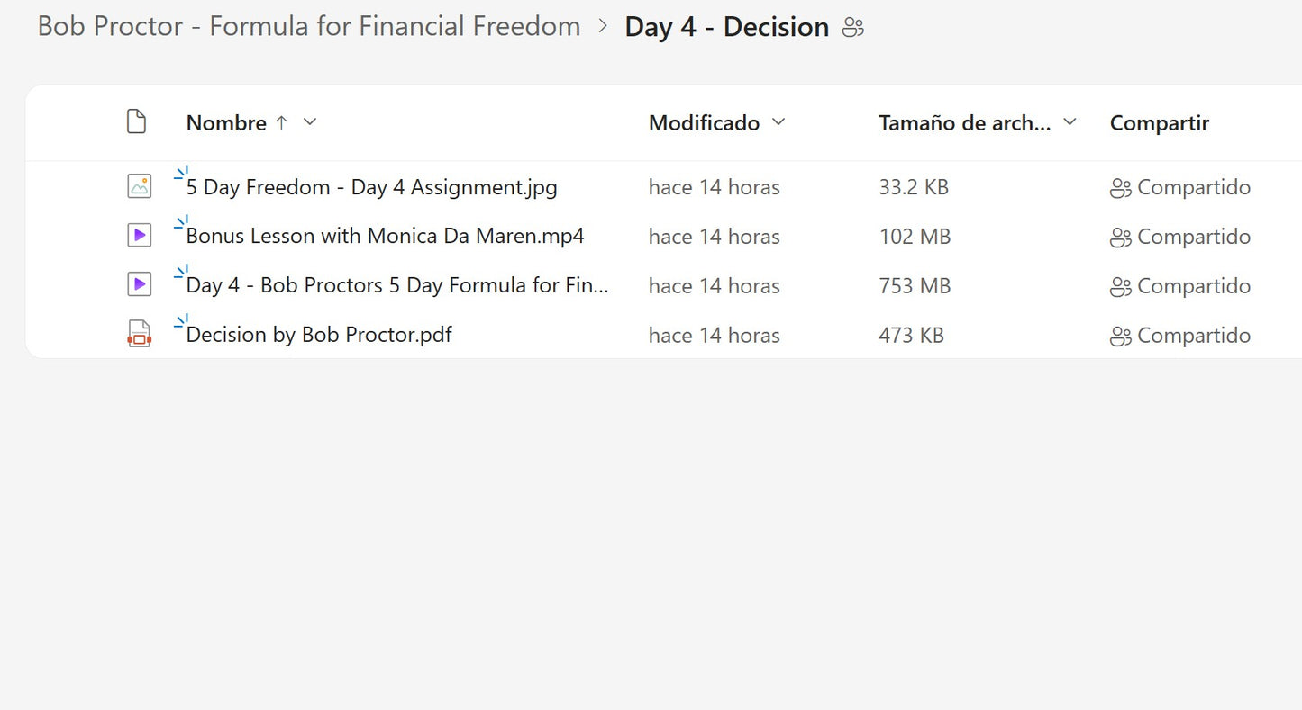 Bob Proctor - The Formula for Financial Freedom Module 4 on My Premium Courses