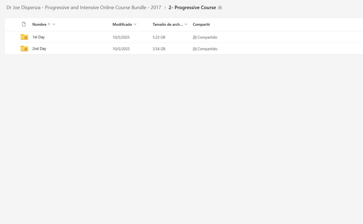 Dr Joe Dispenza - Progressive and Intensive Online Course Bundle Module 2 on My Premium Courses