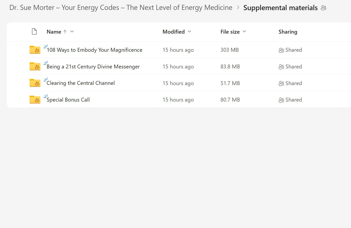 Dr. Sue Morter - Your Energy Codes -The Next Level of Energy Medicine Module 8 on My Premium Courses 