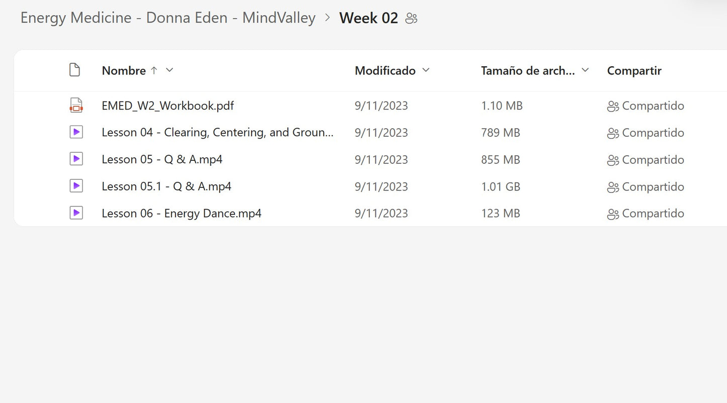 Energy Medicine - Donna Eden - Module 3 on My Premium Courses