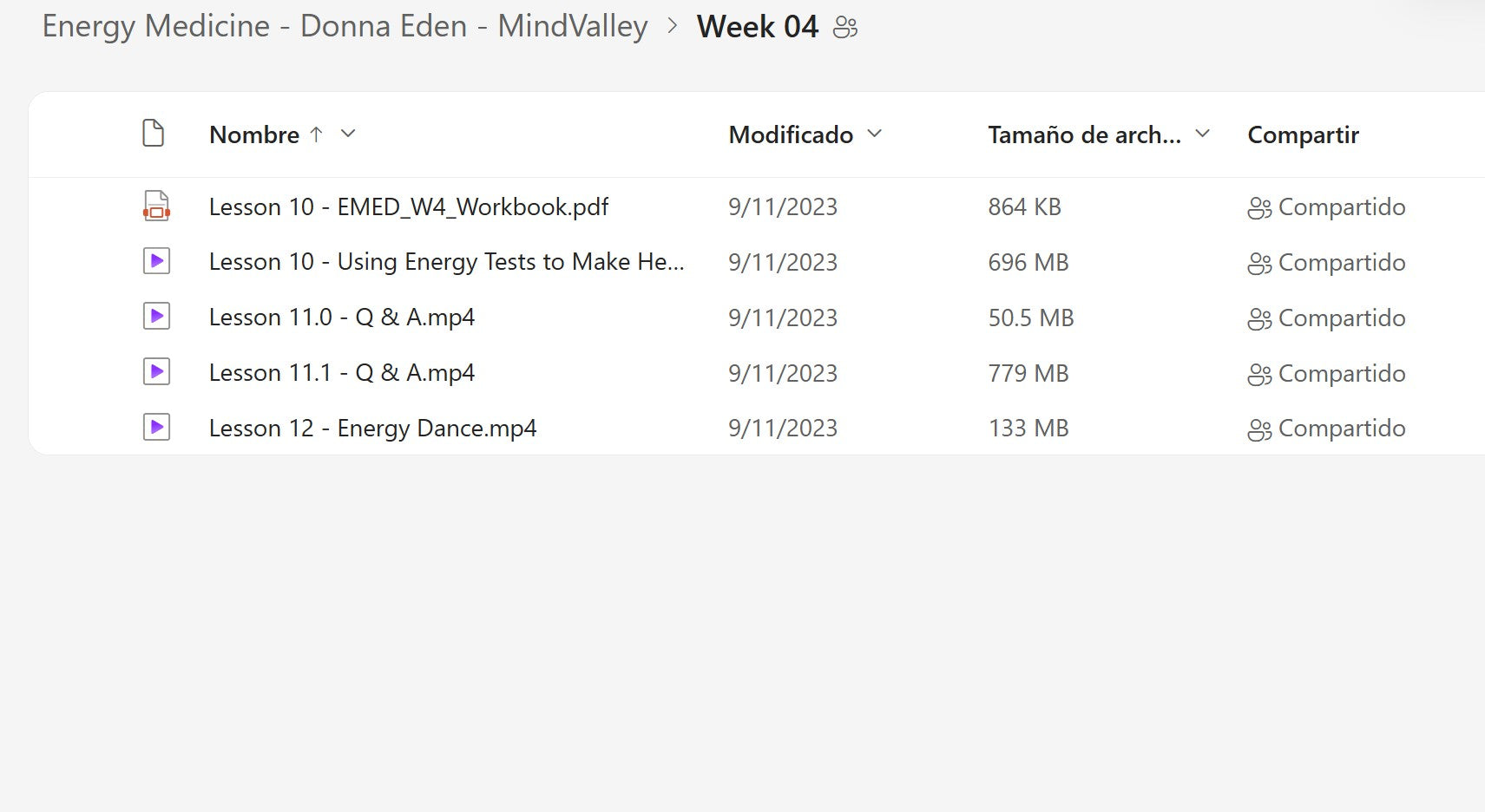 Energy Medicine - Donna Eden - Module 5 on My Premium Courses