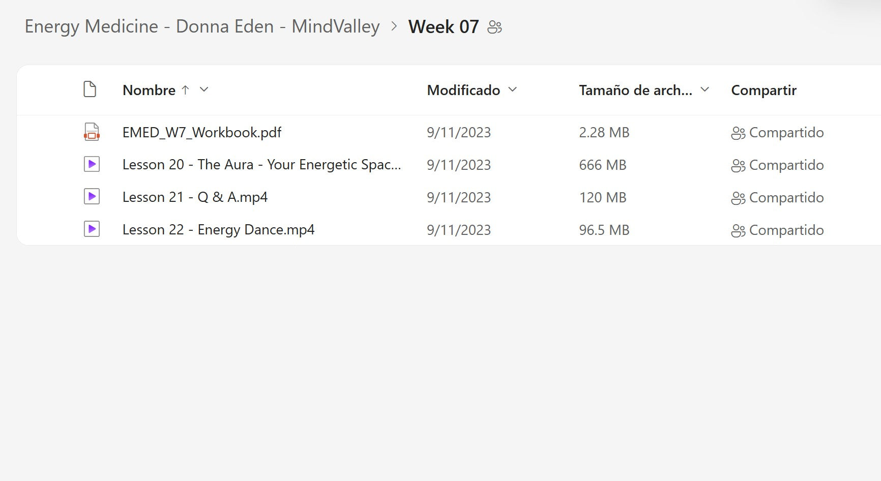 Energy Medicine - Donna Eden - Module 8 on My Premium Courses