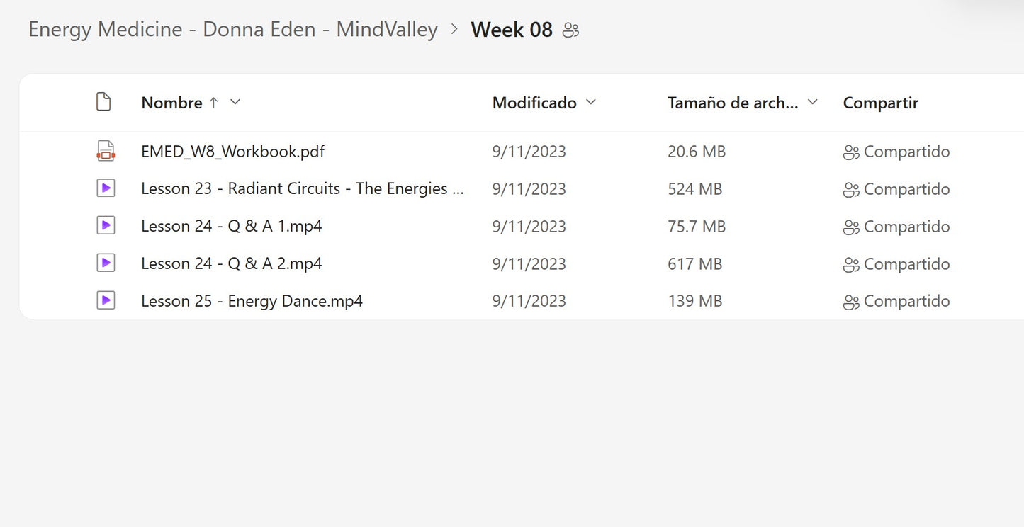 Energy Medicine - Donna Eden - Module 9 on My Premium Courses