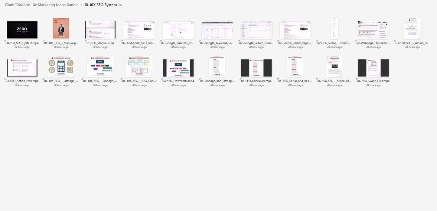 Grant Cardone – 10X Marketing Mega Bundle Module 10 on My Premium Courses