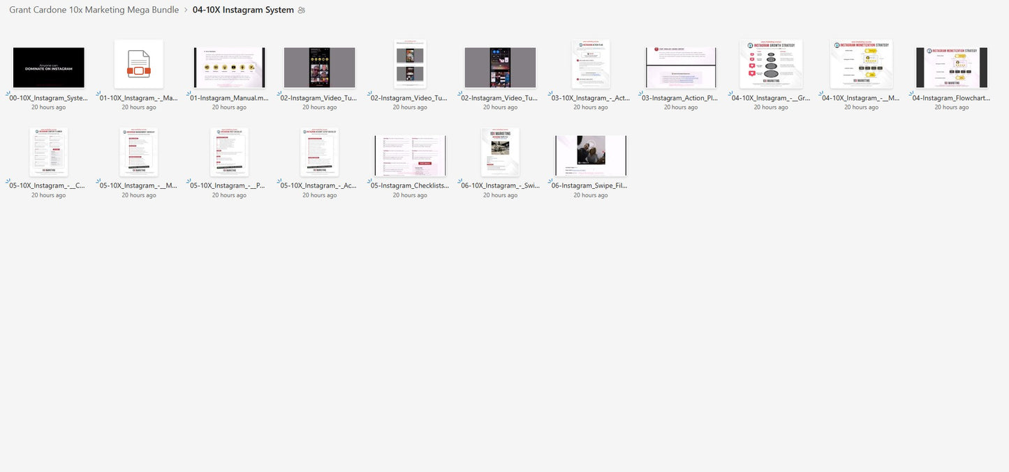 Grant Cardone – 10X Marketing Mega Bundle Module 4 on My Premium Courses