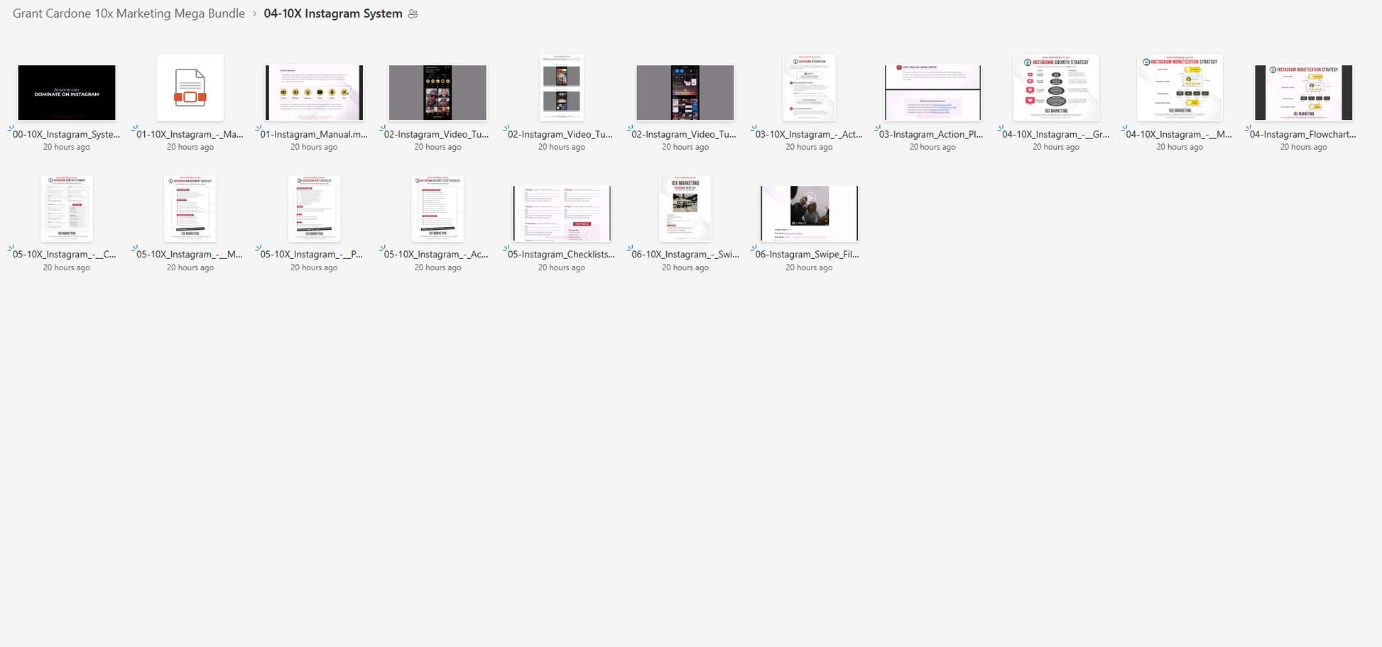 Grant Cardone – 10X Marketing Mega Bundle Module 4 on My Premium Courses