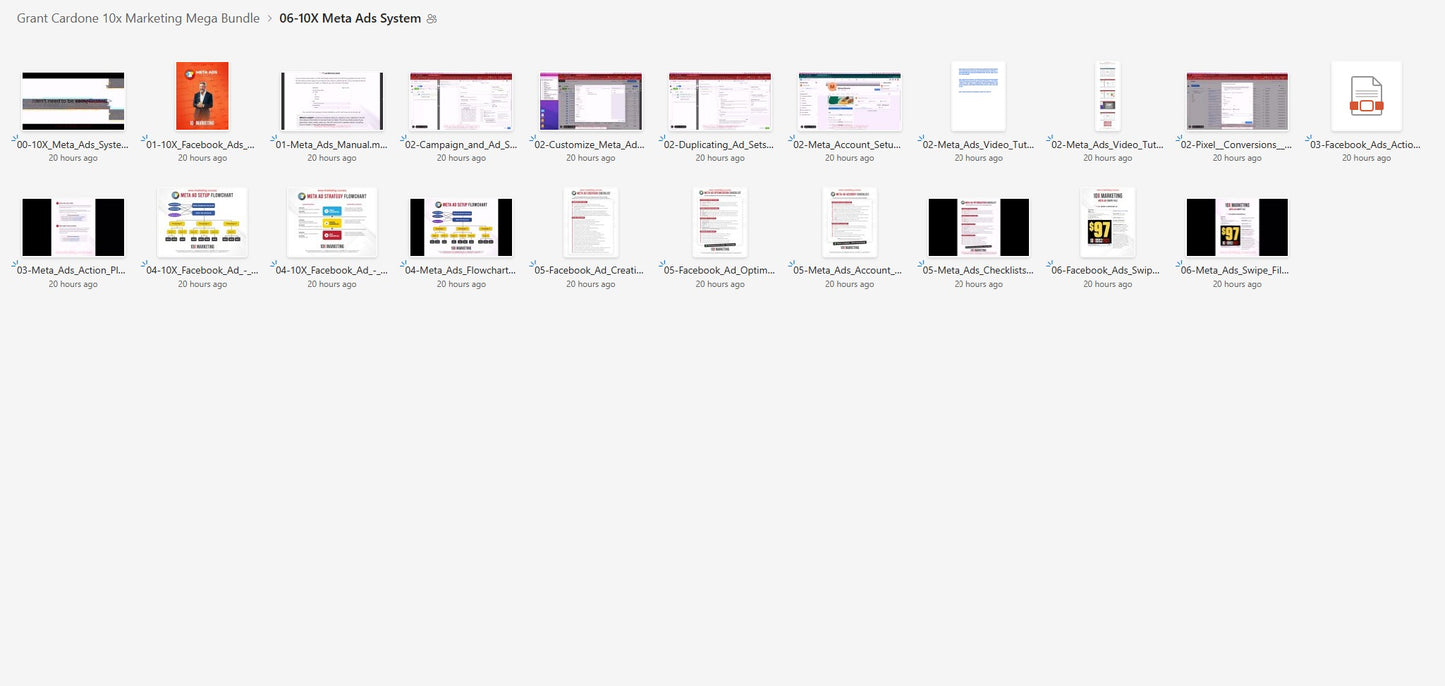 Grant Cardone – 10X Marketing Mega Bundle Module 6 on My Premium Courses