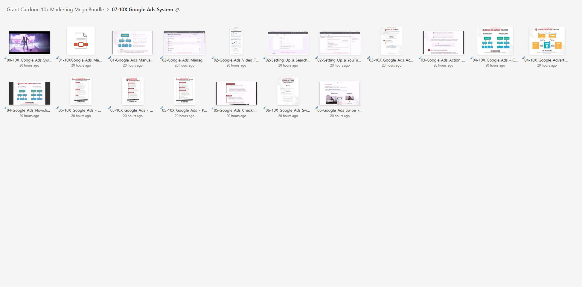 Grant Cardone – 10X Marketing Mega Bundle Module 7 on My Premium Courses