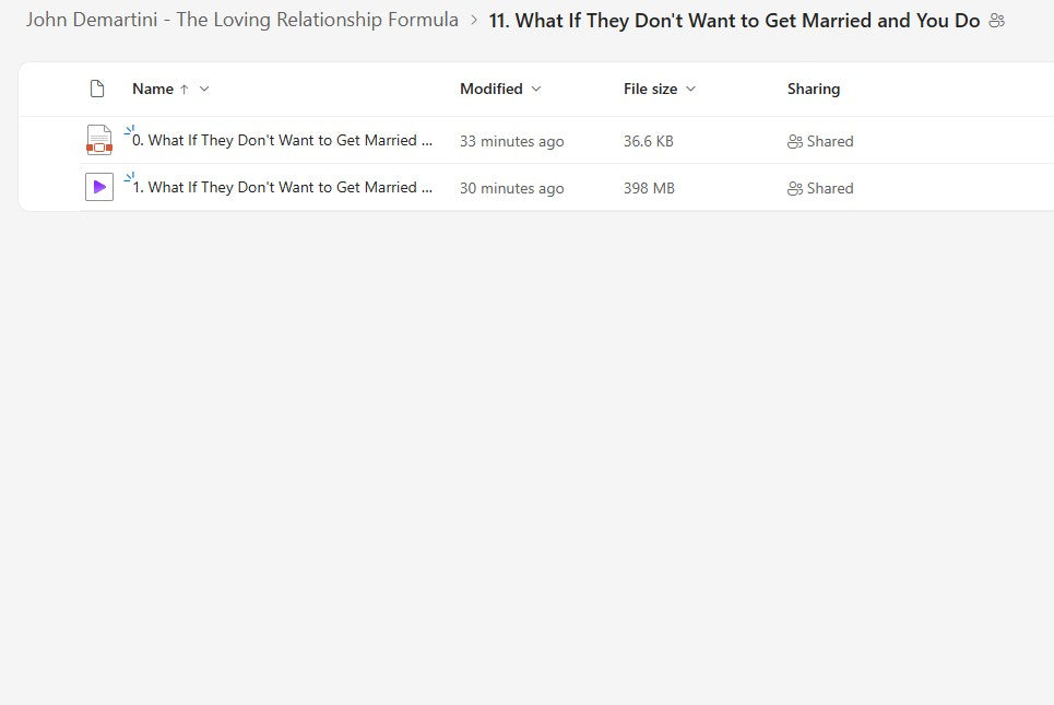 Dr John Demartini – Loving Relationship Formula Module 11 on My Premium Courses