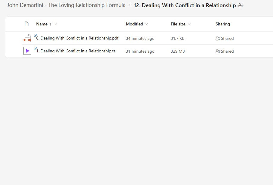 Dr John Demartini – Loving Relationship Formula Module 12 on My Premium Courses