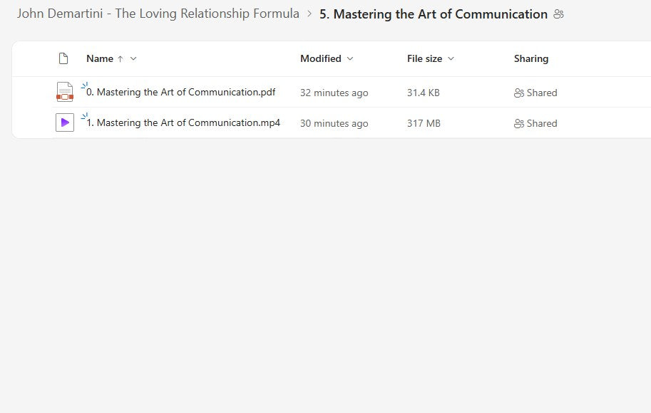 Dr John Demartini – Loving Relationship Formula Module 5 on My Premium Courses