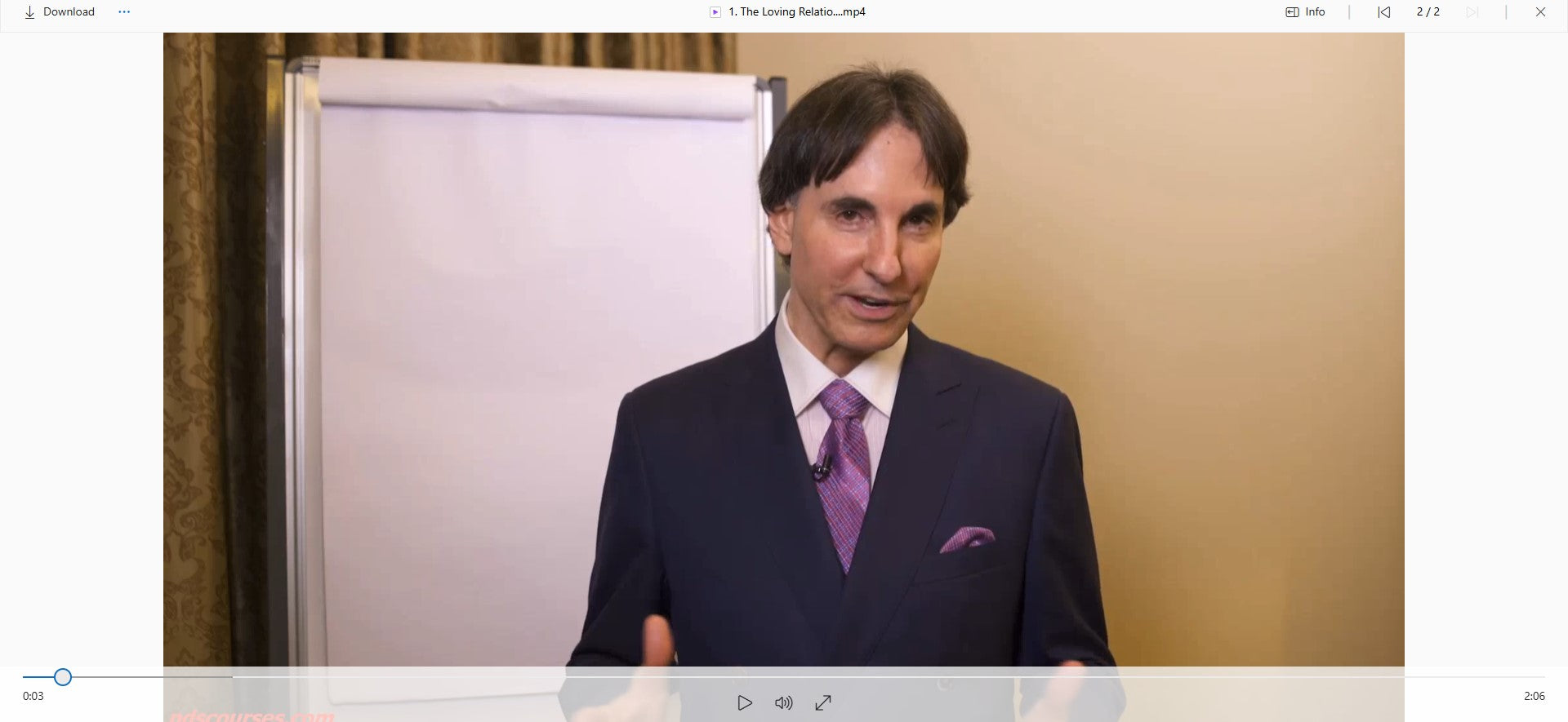 Dr John Demartini – Loving Relationship Formula Video File on My Premium Courses