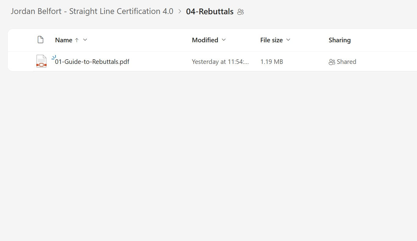 Jordan Belfort – Straight Line Sales Certification 4.0 Module 4 on My Premium Courses