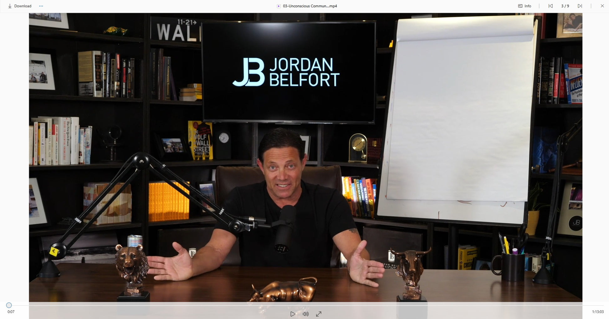 Jordan Belfort – Straight Line Sales Certification 4.0 Video File on My Premium Courses