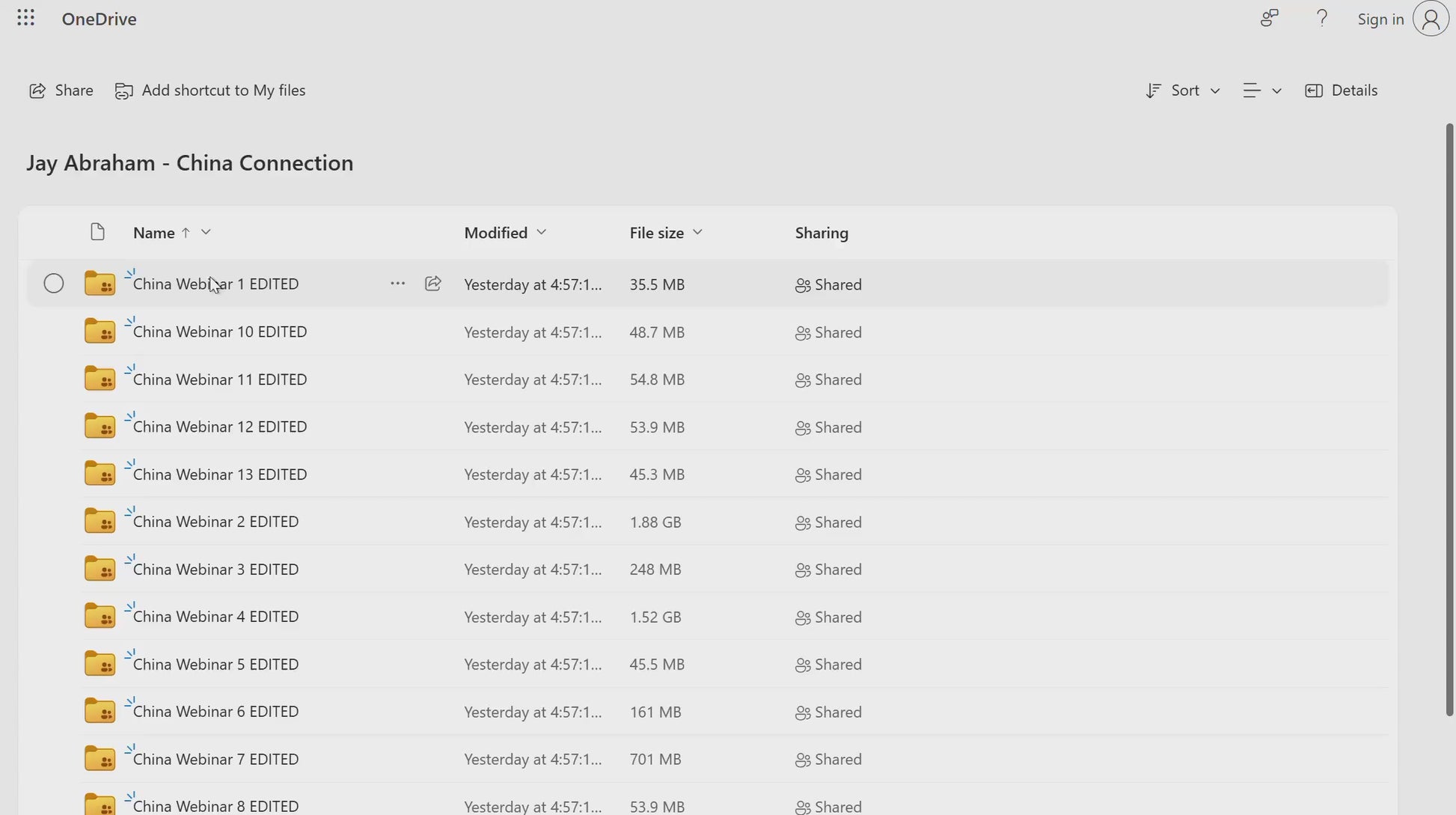 Jay Abraham – China Connection Modules Video File on mypremiumcourses.com