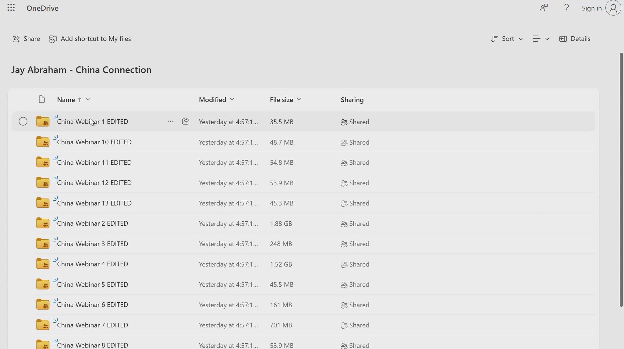Jay Abraham – China Connection Modules Video File on mypremiumcourses.com