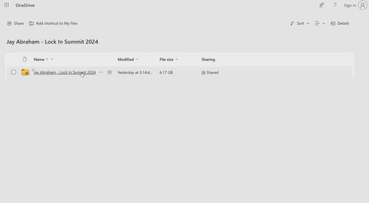 Jay Abraham – Lock In Summit 2024 Modules Video File on mypremiumcourses.com