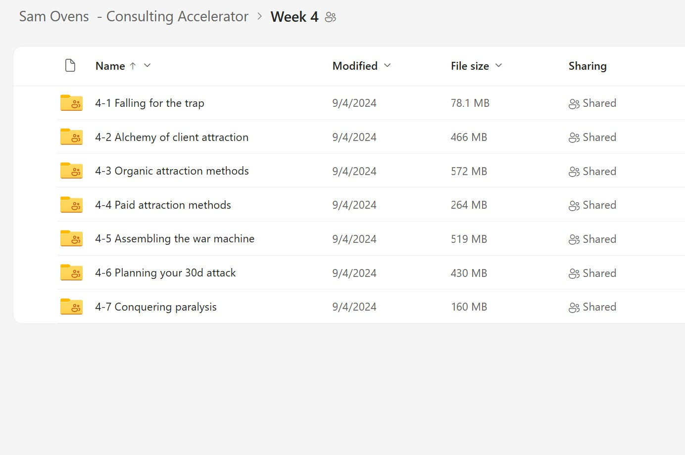 Sam Ovens - Consulting Accelerator Course Module 4 on My Premium Courses