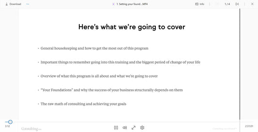 Sam Ovens - Consulting Accelerator Course Video File on My Premium Courses