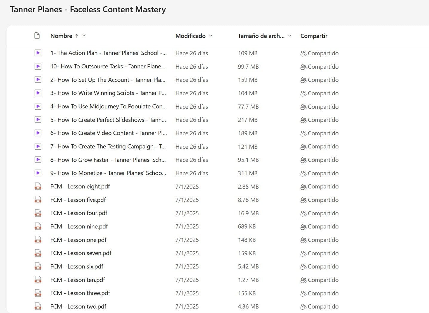 Tanner Planes – Faceless Content Mastery Files on My Premium Courses