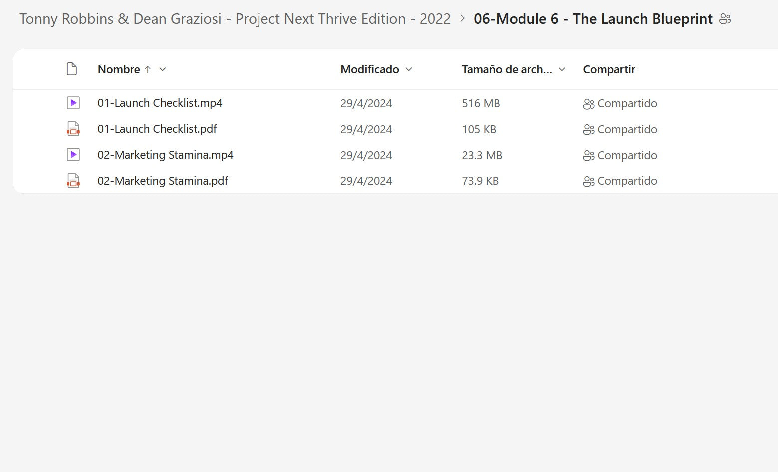 Tony Robbins & Dean Graziosi – Project Next Thrive Edition 2022 Module 6 on My Premium Courses