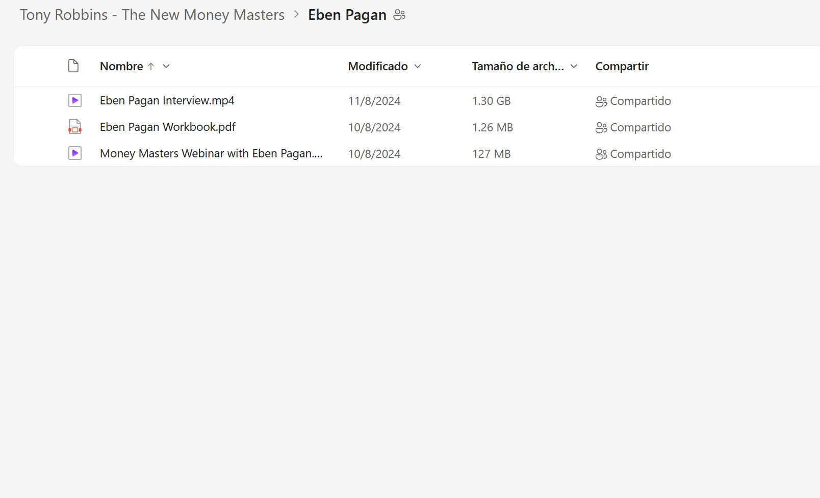 Tony Robbins – The New Money Masters Module 5 Eben Pagan on My Premium Courses